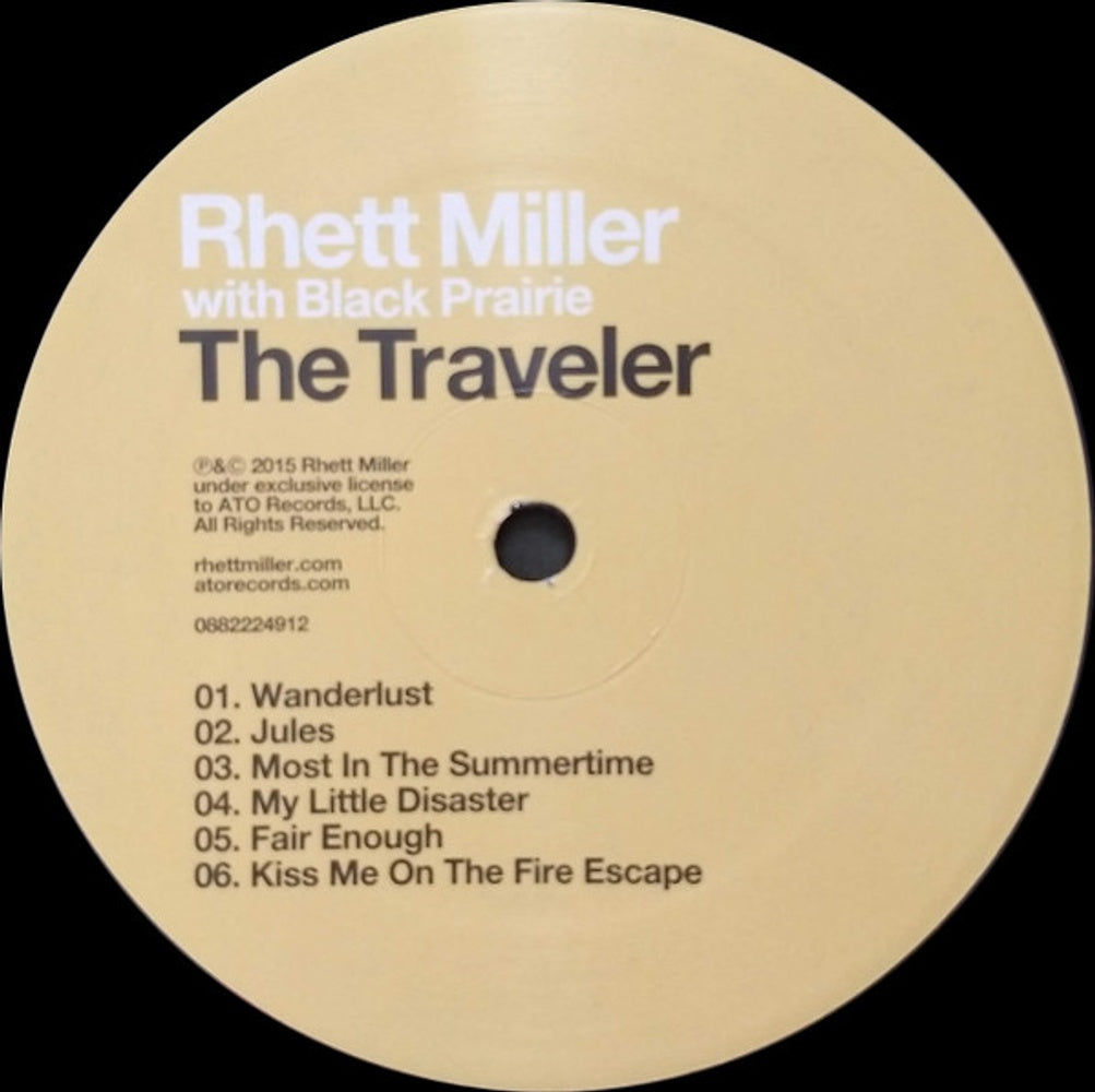 Rhett Miller – The Traveler (LP Vinyl) Vinyl Record