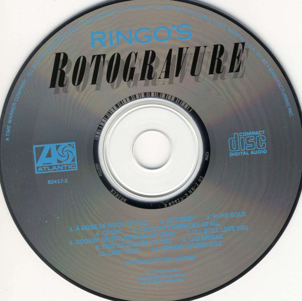 Ringo Starr – Ringo's Rotogravure Music CD