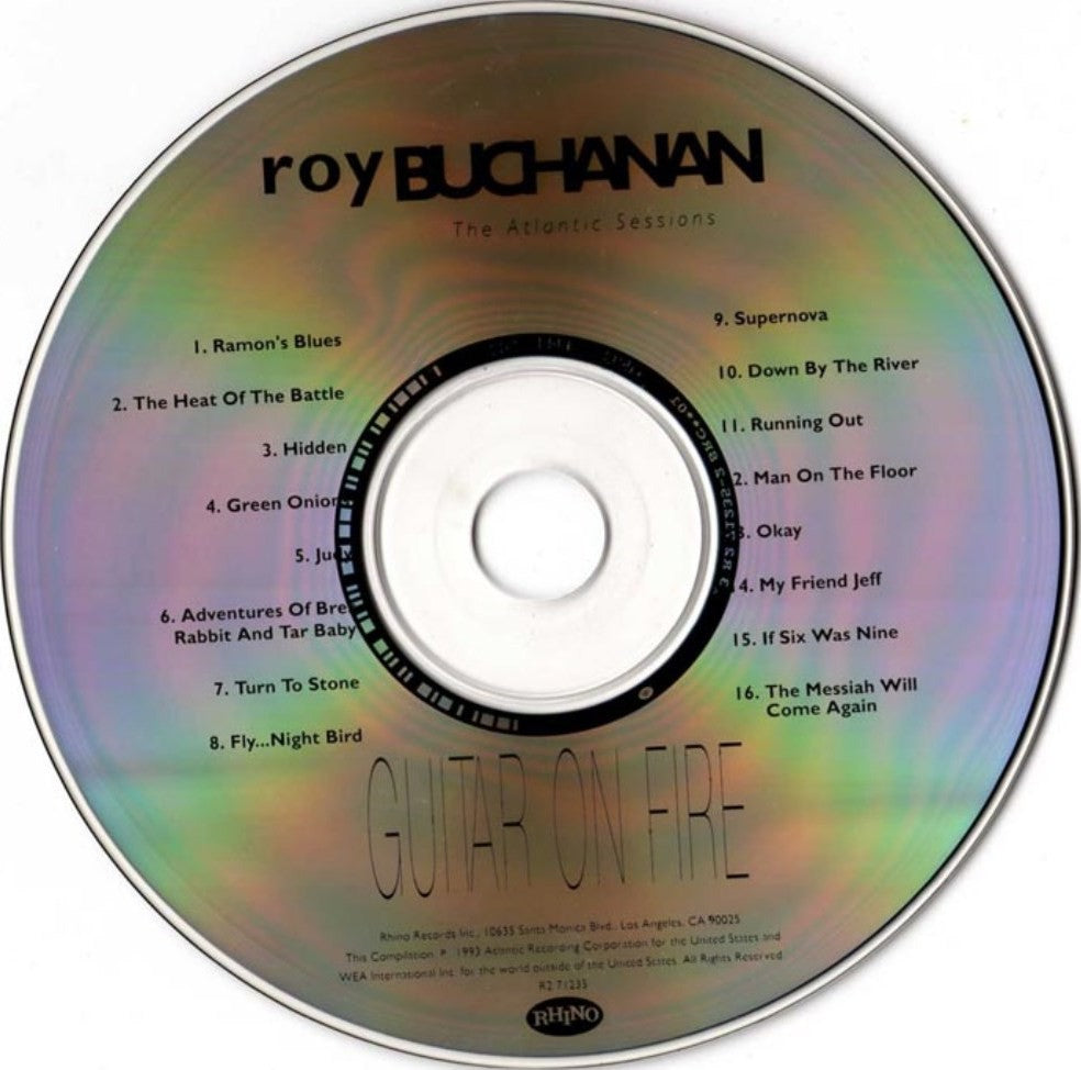 Roy Buchanan – Atlantic Years: Guitars on Fire Music CD