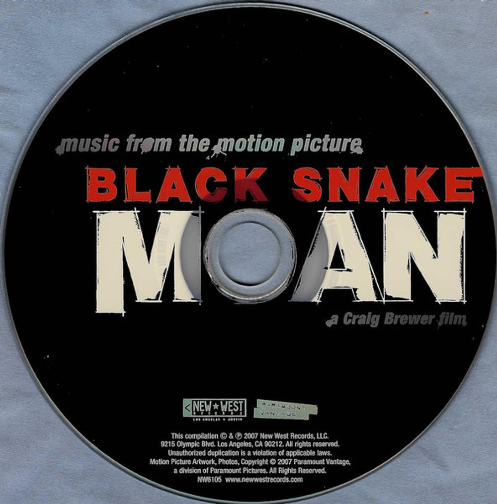 Samuel L. Jackson – Black Snake Moan Music CD