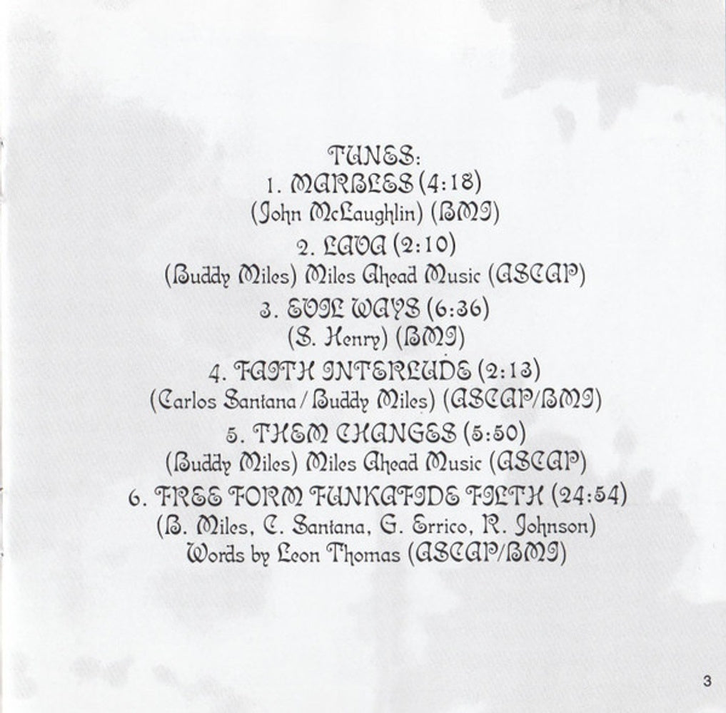Santana/Carlos Santana – Live Music CD