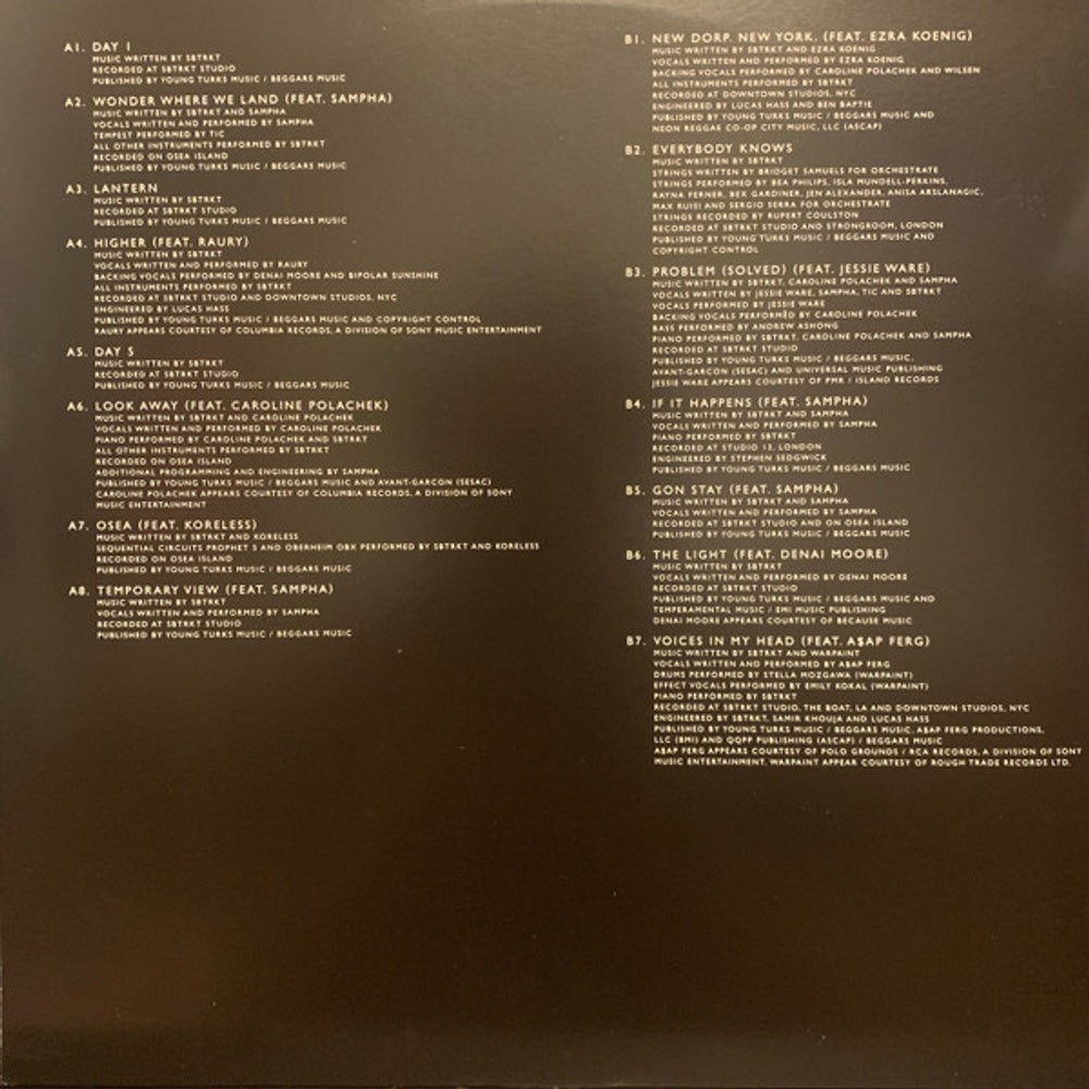 SBTRKT – Wonder Where We Land (LP Vinyl) Vinyl Record