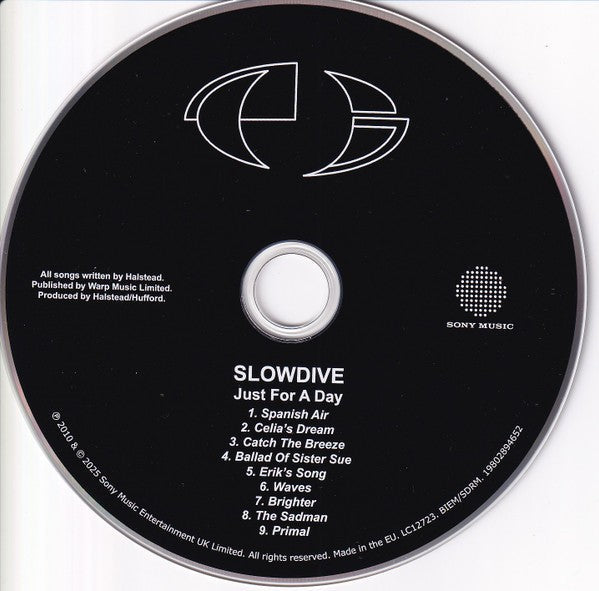 Slowdive – Just For A Day Music CD
