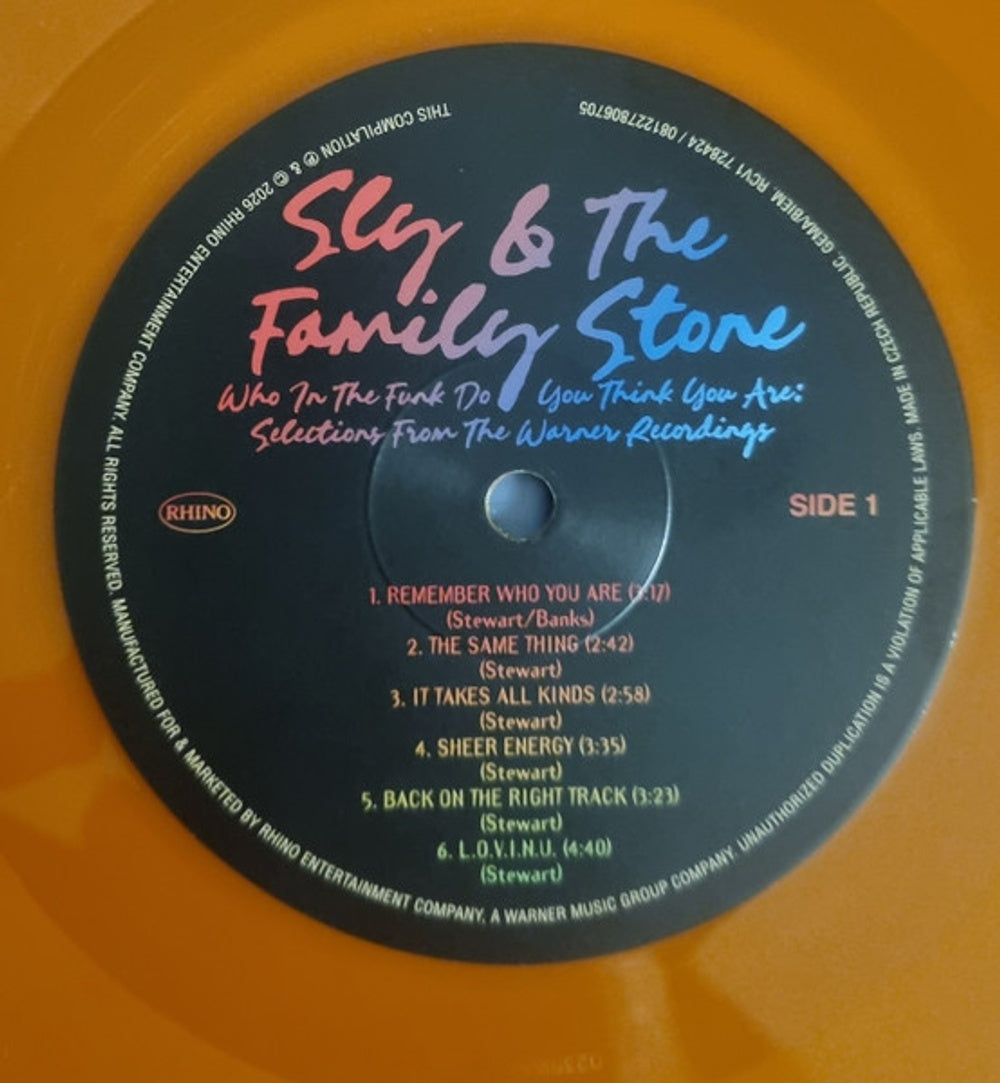 Sly & Family Stone – Who In The Funk Do You Think You Are (LP Vinyl) Vinyl Record