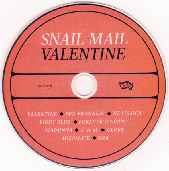 Snail Mail – Valentine Music CD