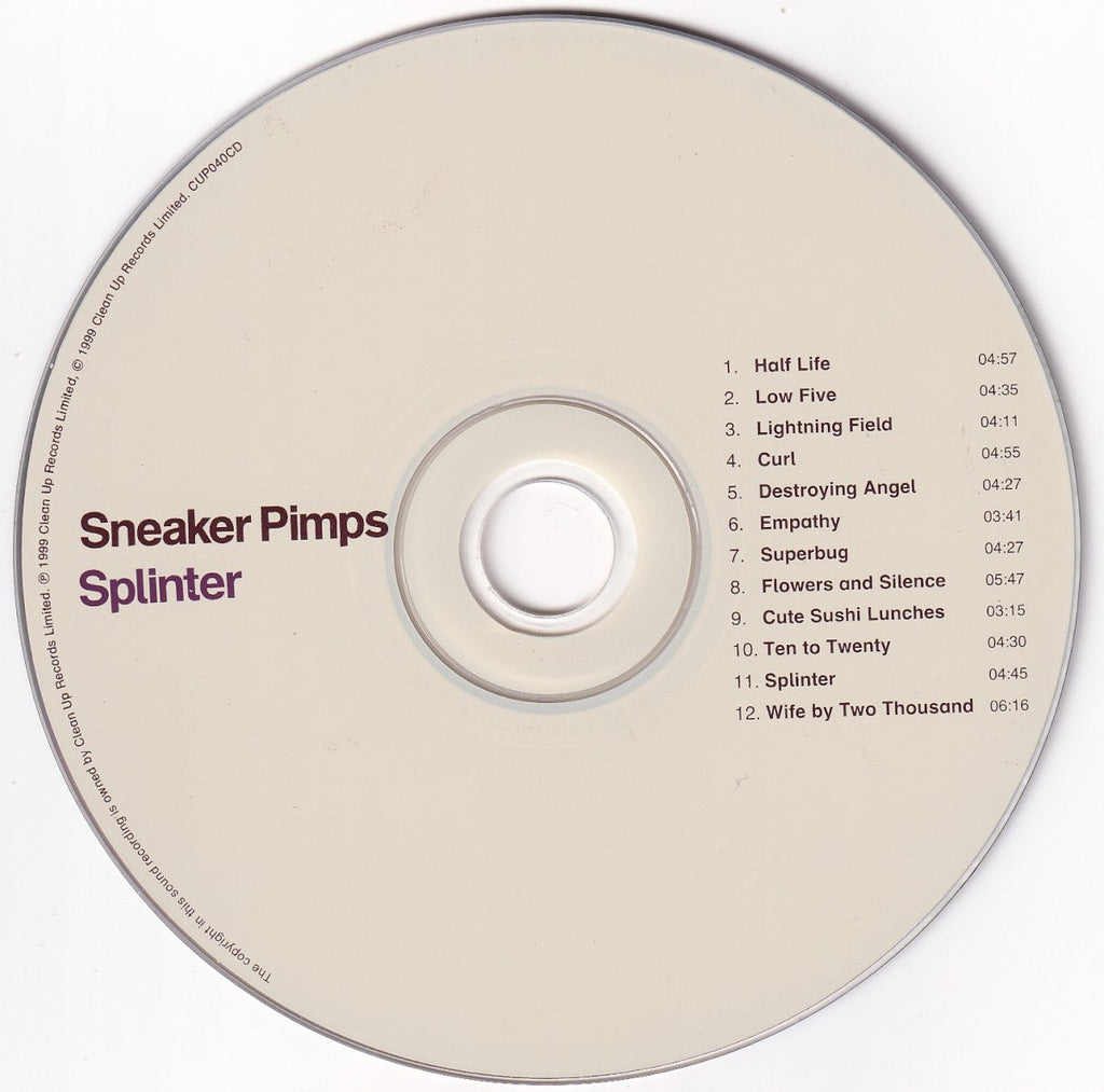Sneaker Pimps – Splinter Music CD