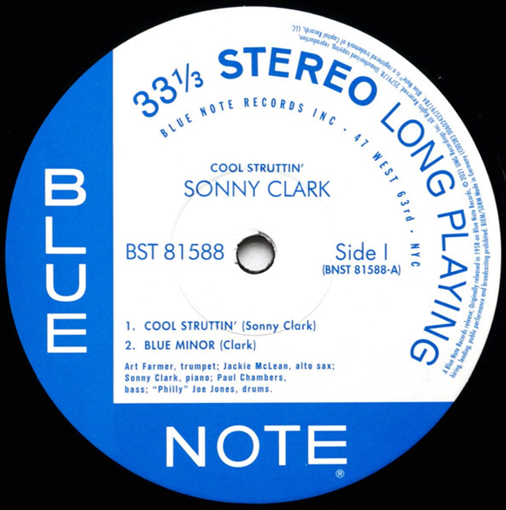 Sonny Clark – Cool Struttin' (LP Vinyl) Vinyl Record