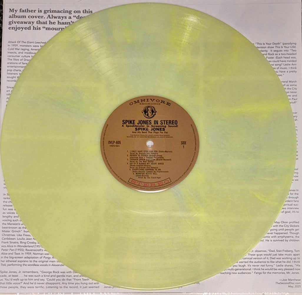 Spike Jones – In Stereo: A Spook (LP Slime Green Vinyl) Vinyl Record