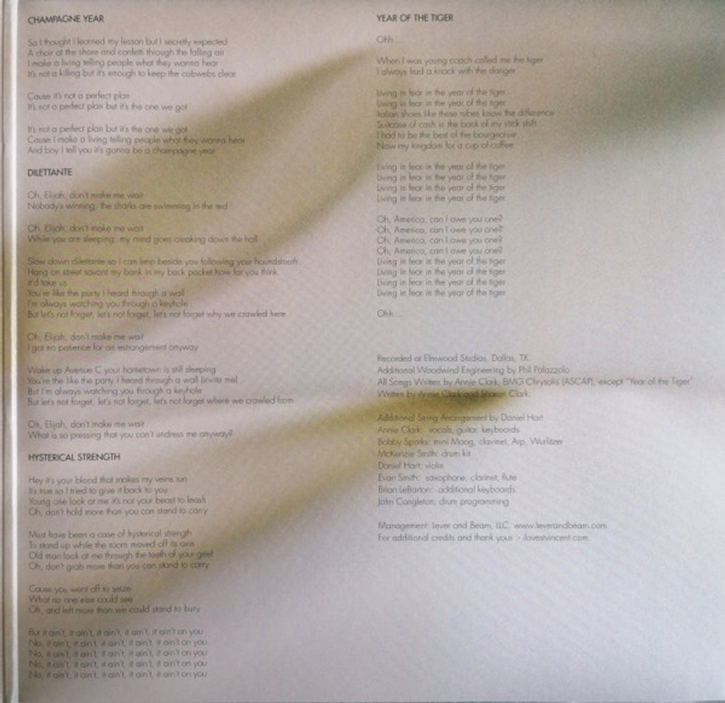 St. Vincent – Strange Mercy (LP Vinyl) Vinyl Record