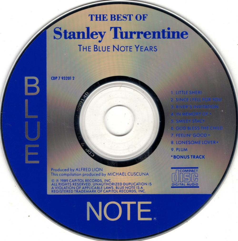 Stanley Turrentine – The Best Of Music CD