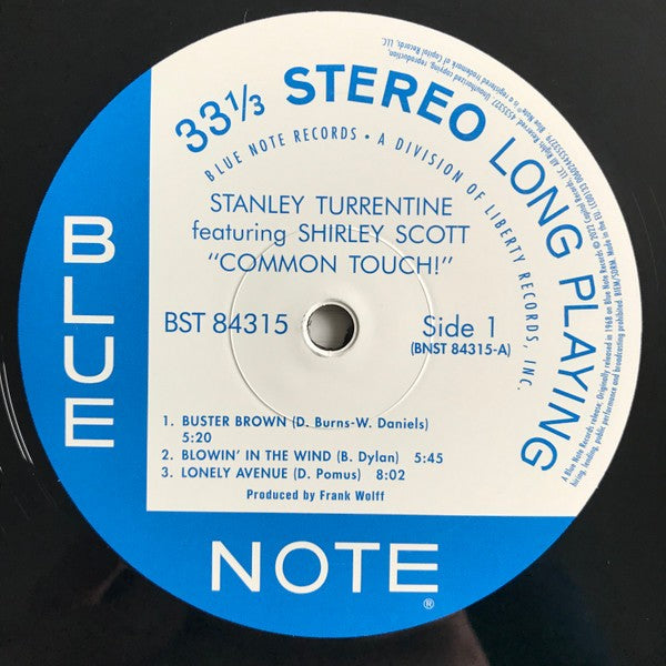 Stanley Turrentine – Common Touch (LP Vinyl) Vinyl Record