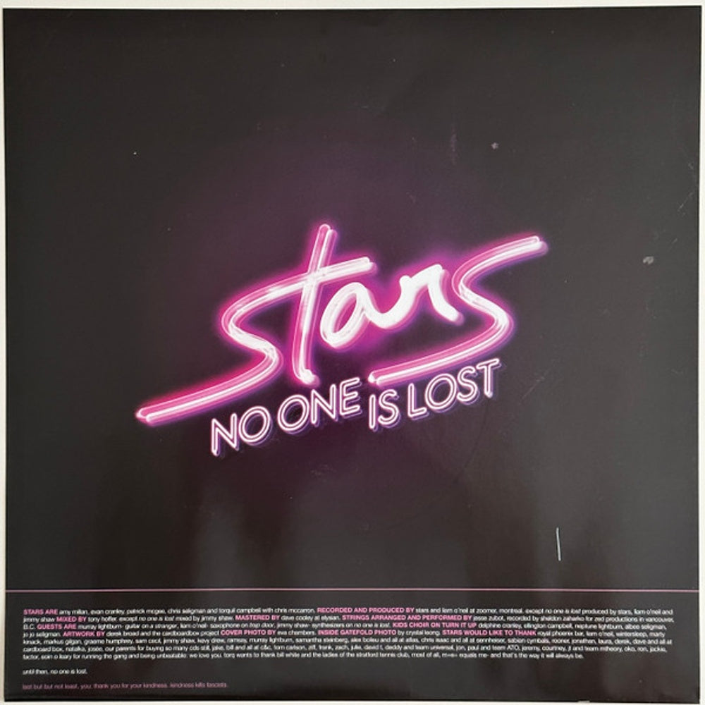 Stars – No One Is Lost (2-LP Vinyl) Vinyl Record