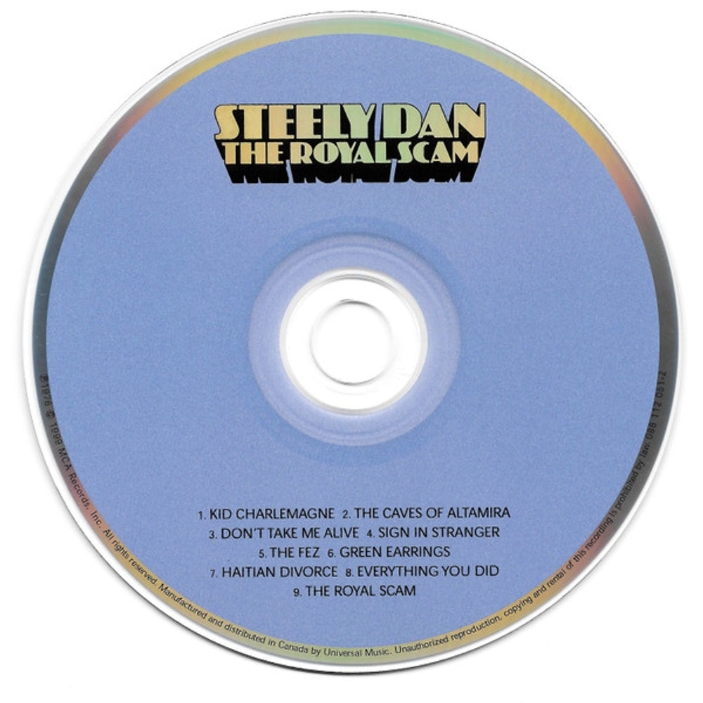 Steely Dan – The Royal Scam Music CD