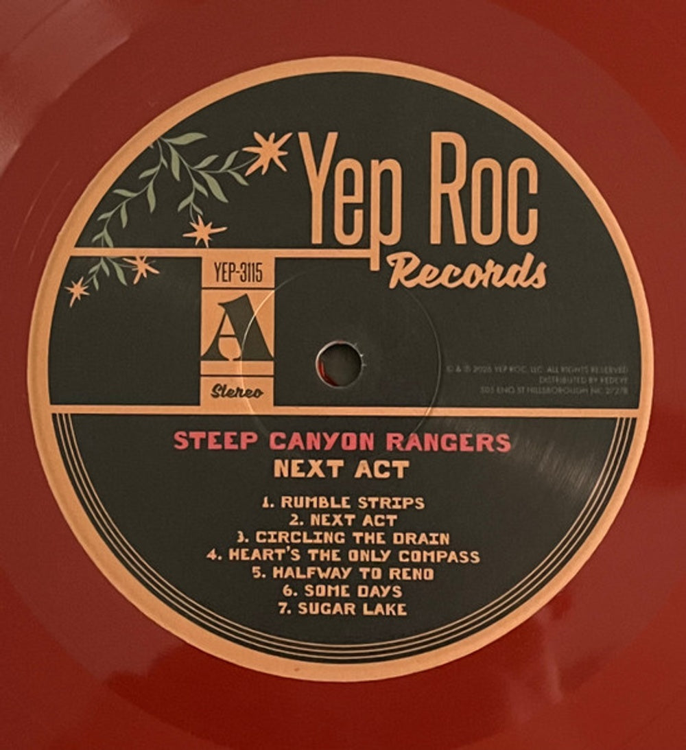 Steep Canyon Rangers – Next Act (Maroon Vinyl LP) Vinyl Record
