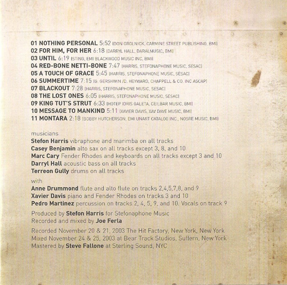 Stefon Harris – Evolution Music CD