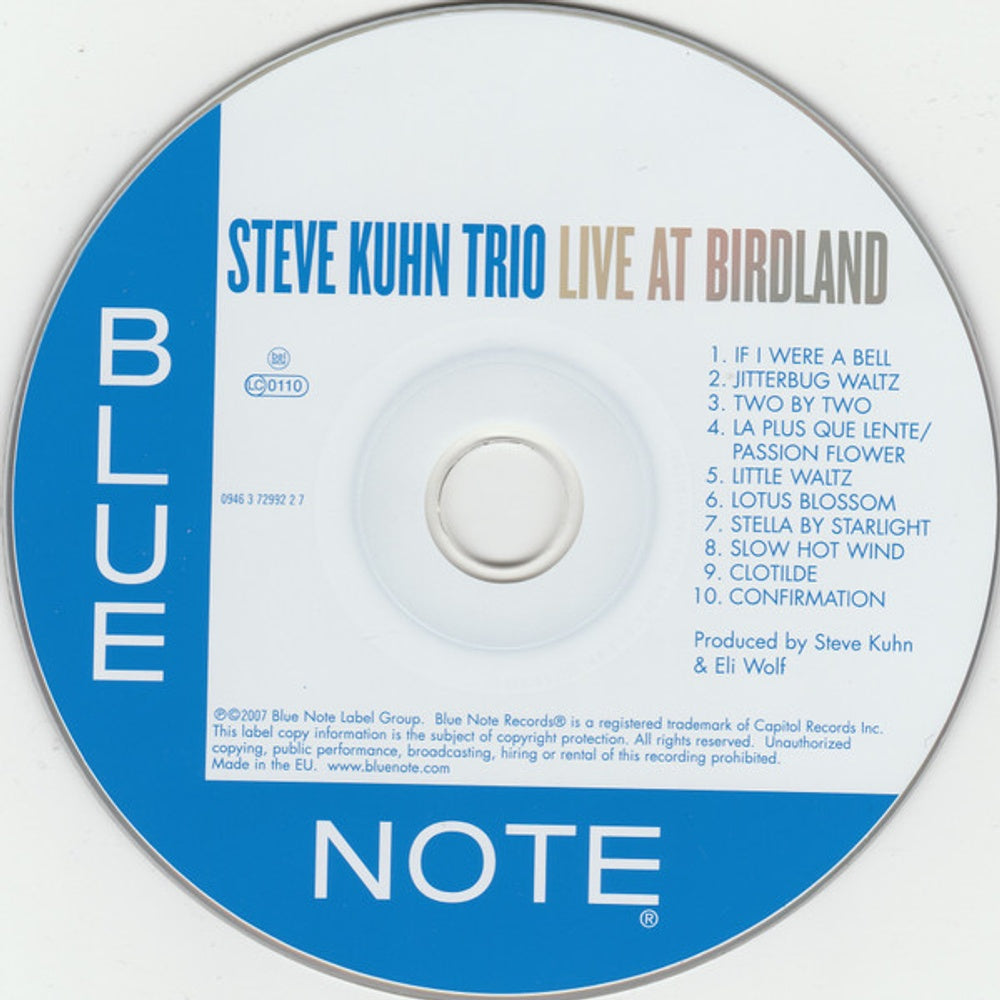 Steve Kuhn – Live at Birdland Music CD
