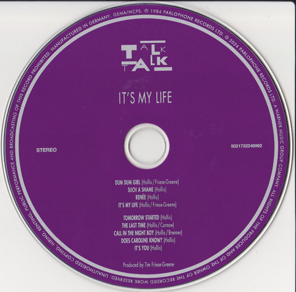 Talk Talk – It's My Life Music CD