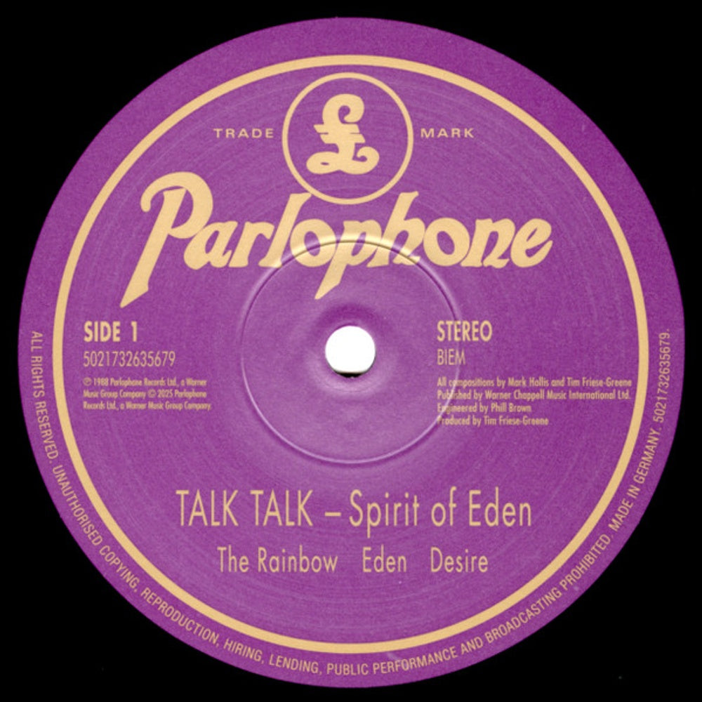Talk Talk – Spirit Of Eden (LP Vinyl) Vinyl Record