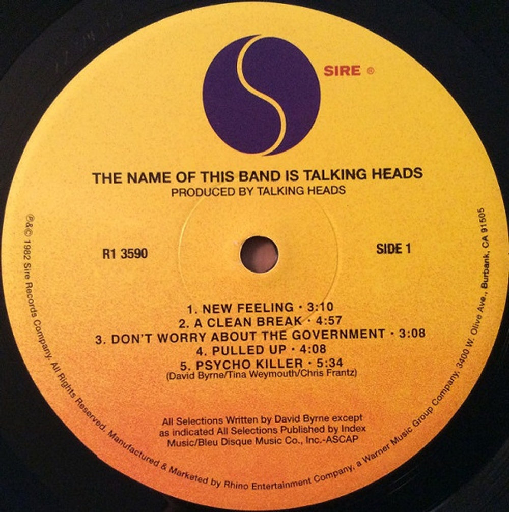 Talking Heads – The Name Of This Band Is Talking Heads (2-LP Vinyl) Vinyl Record