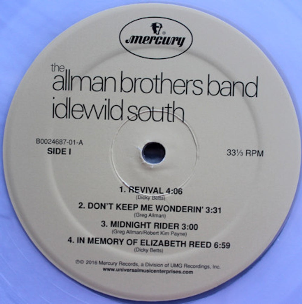The Allman Brothers Band – Idlewild South (LP Vinyl) Vinyl Record