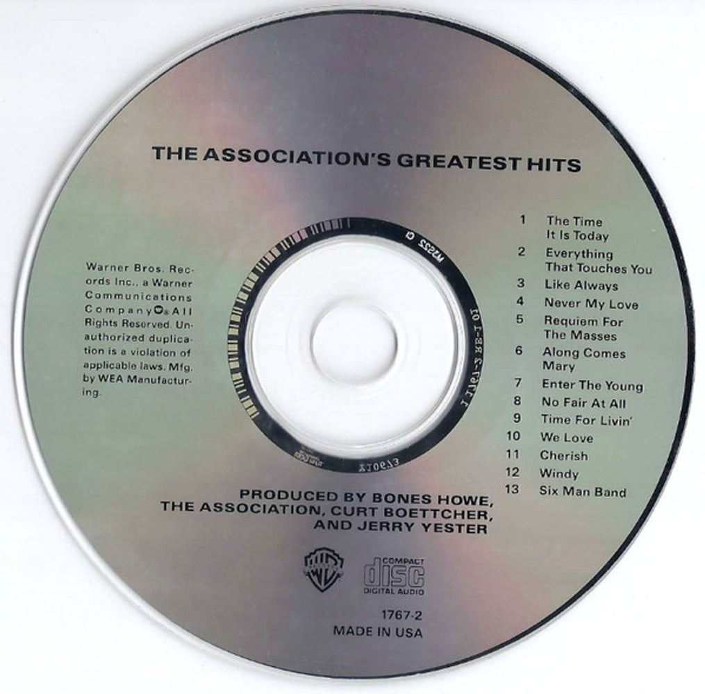 The Association – Greatest Hits Music CD