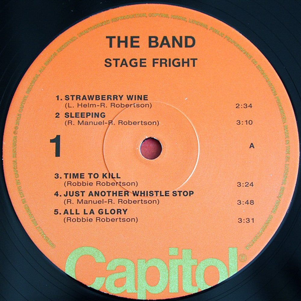 The Band – Stage Fright (LP Vinyl) Vinyl Record