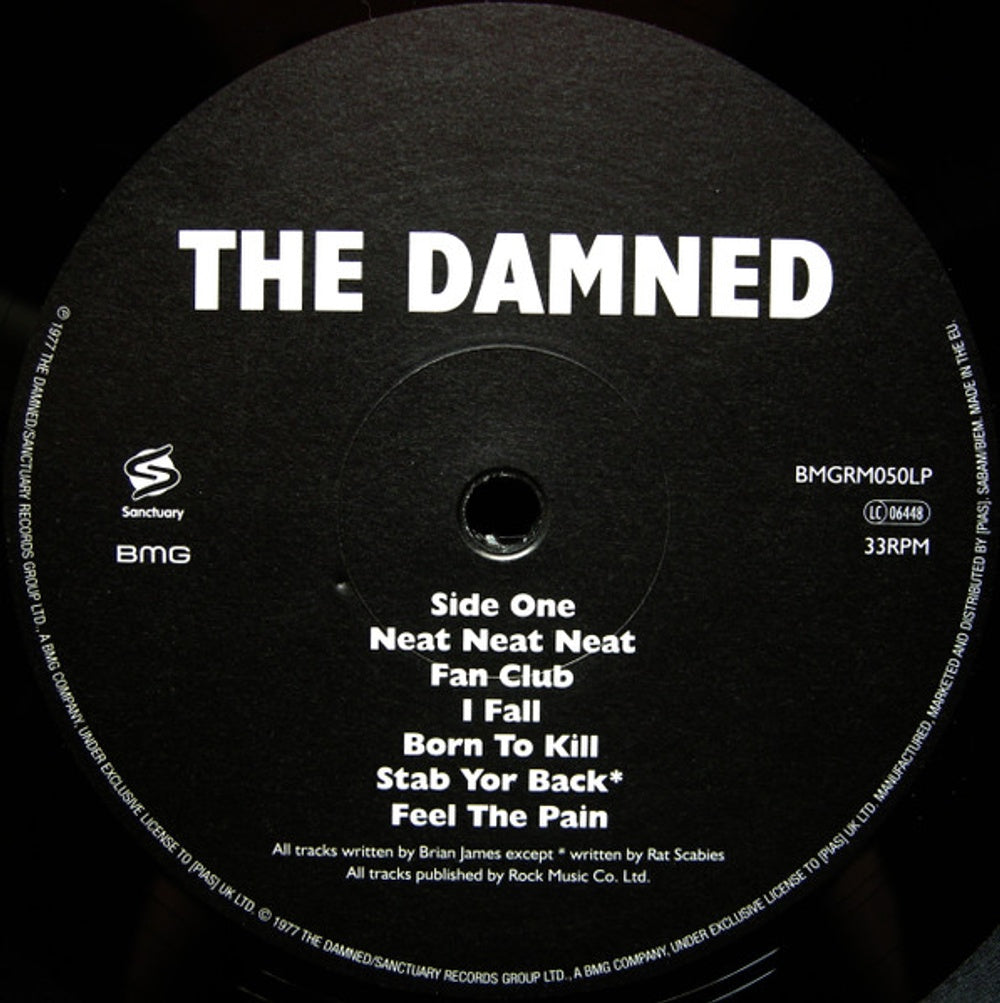 The Damned – Damned Damned Damned (LP Vinyl) Vinyl Record