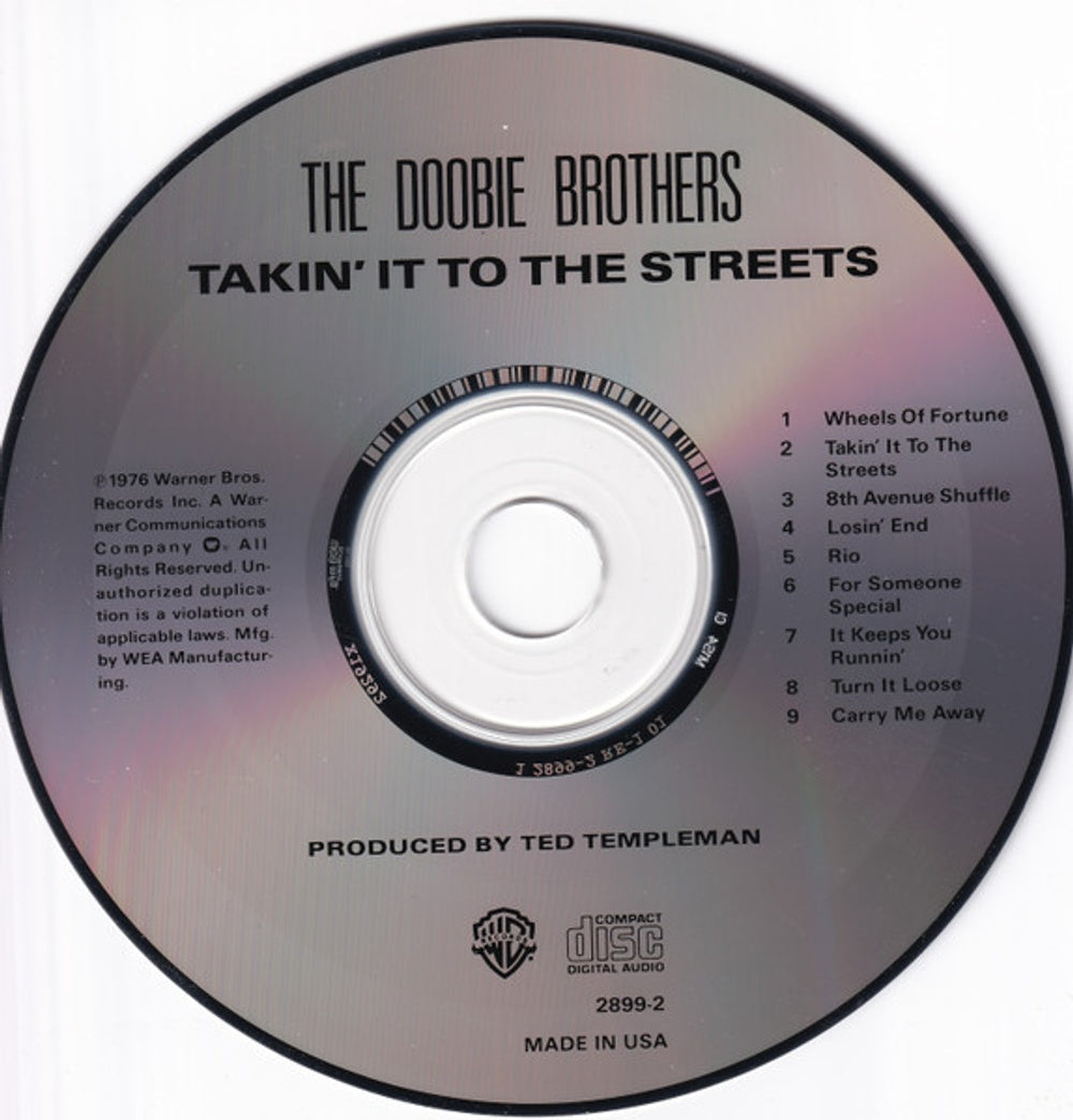 The Doobie Brothers – Takin It to the Streets Music CD