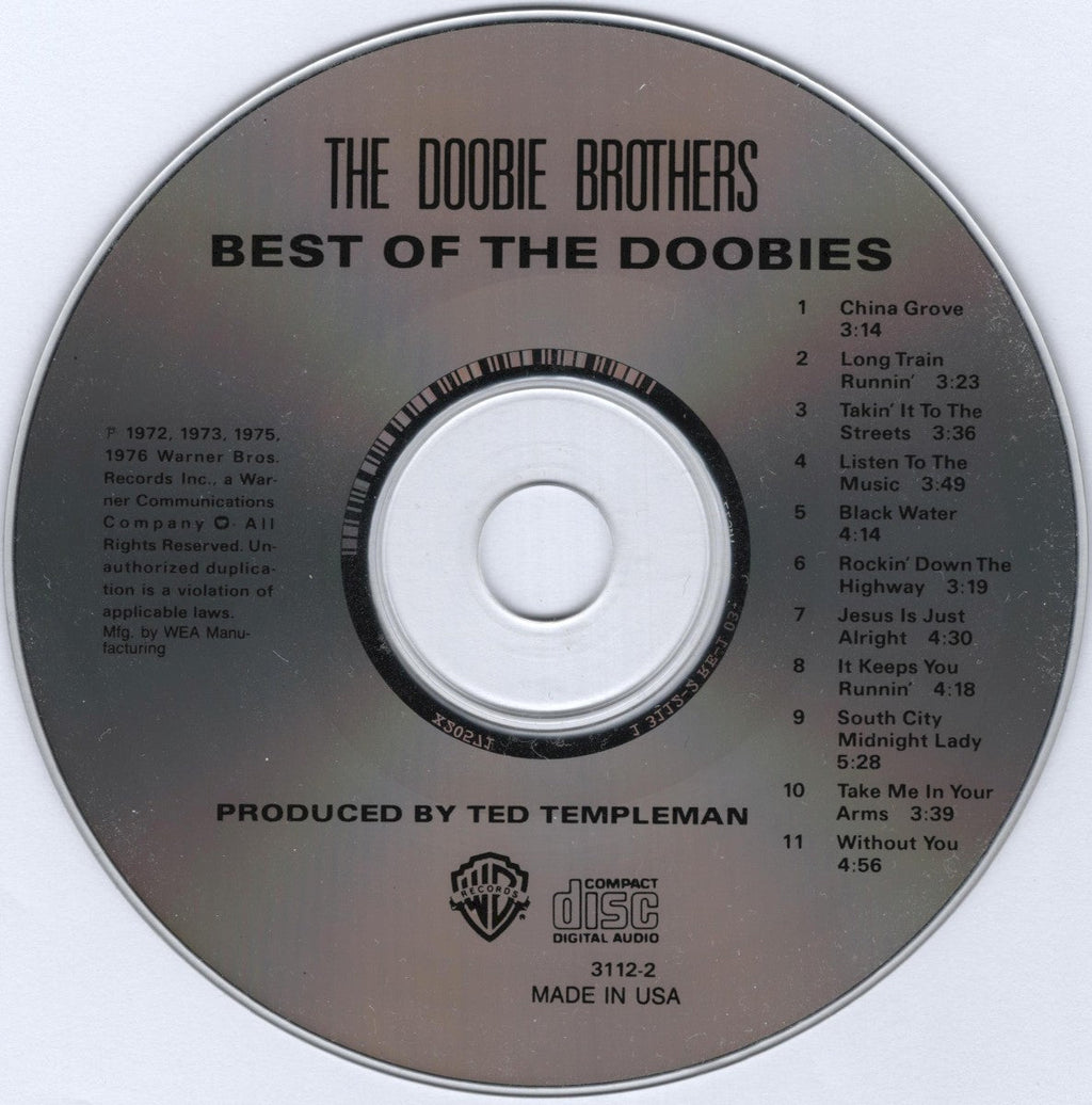 The Doobie Brothers – Best Of The Doobies Music CD