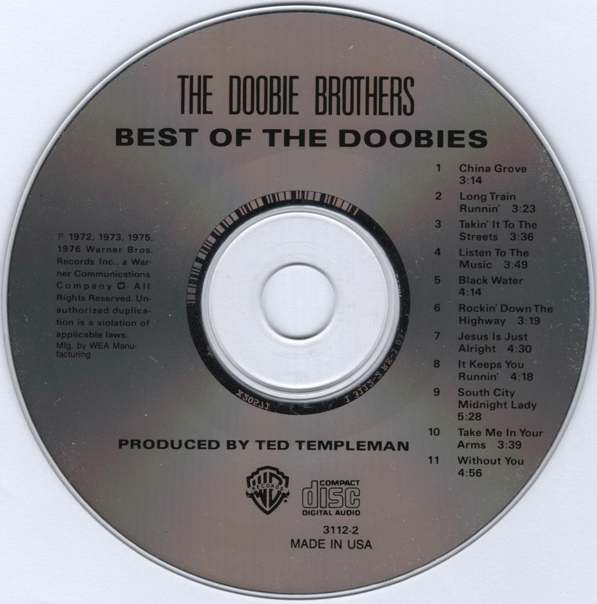 The Doobie Brothers – Best Of The Doobies Music CD