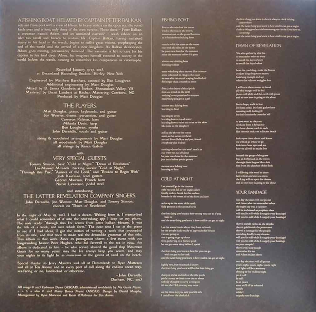 The Mountain Goats – Through This Fire Across from Peter Balkan (2-LP Vinyl) Vinyl Record