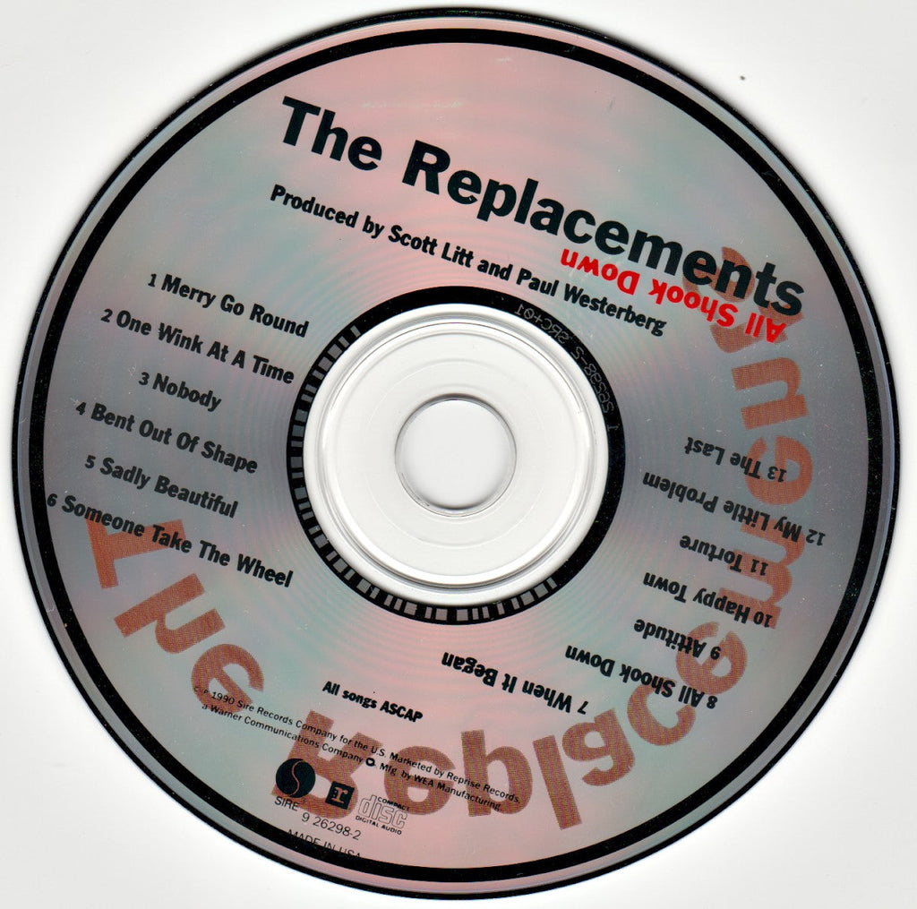 The Replacements – All Shook Down Music CD