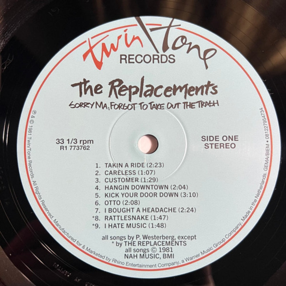 The Replacements – Sorry Ma, Forgot To Take Out The Trash (LP Vinyl) Vinyl Record
