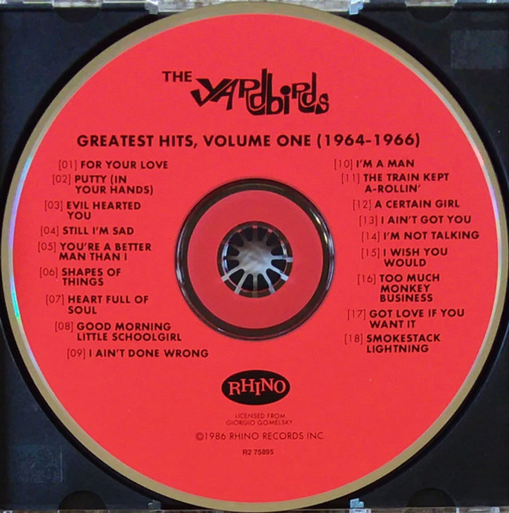 The Yardbirds – Greatest Hits, Vol. 1: 1964-1966 Music CD