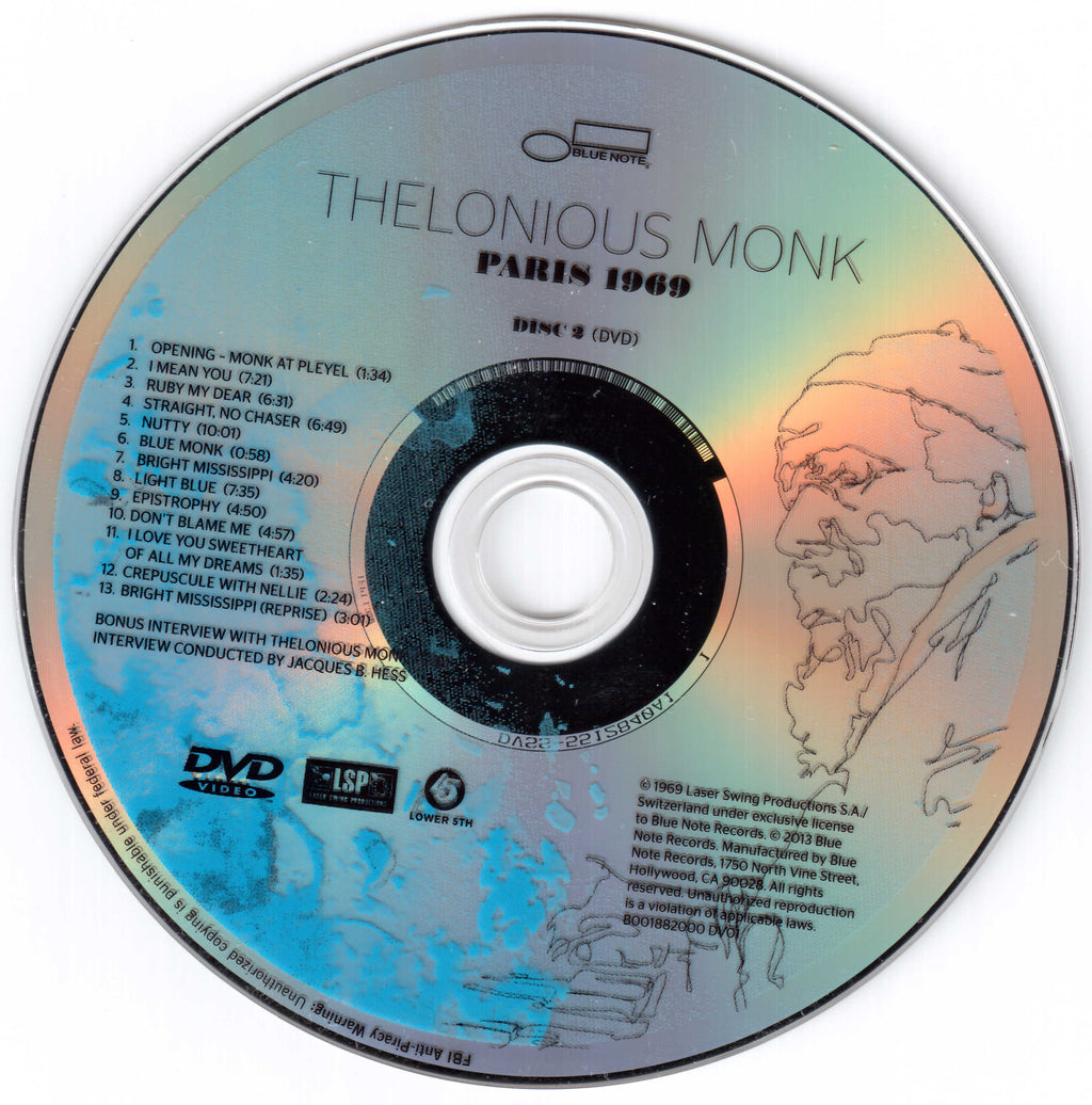 Thelonious Monk – Paris 1969 (2-LP Vinyl) Vinyl Record