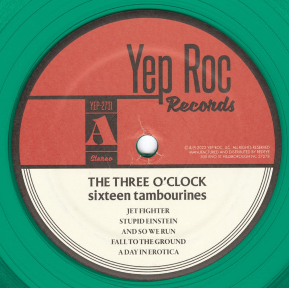 Three O'Clock – Sixteen Tambourines (Green LP Vinyl) Vinyl Record