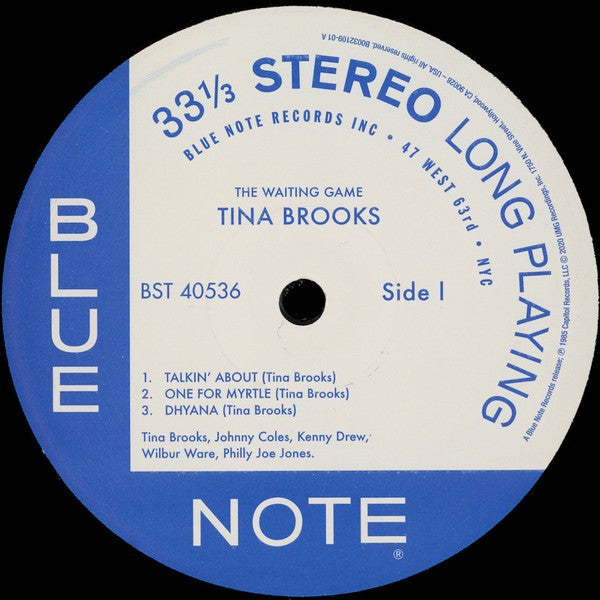 Tina Brooks – The Waiting Game (LP Vinyl) Vinyl Record