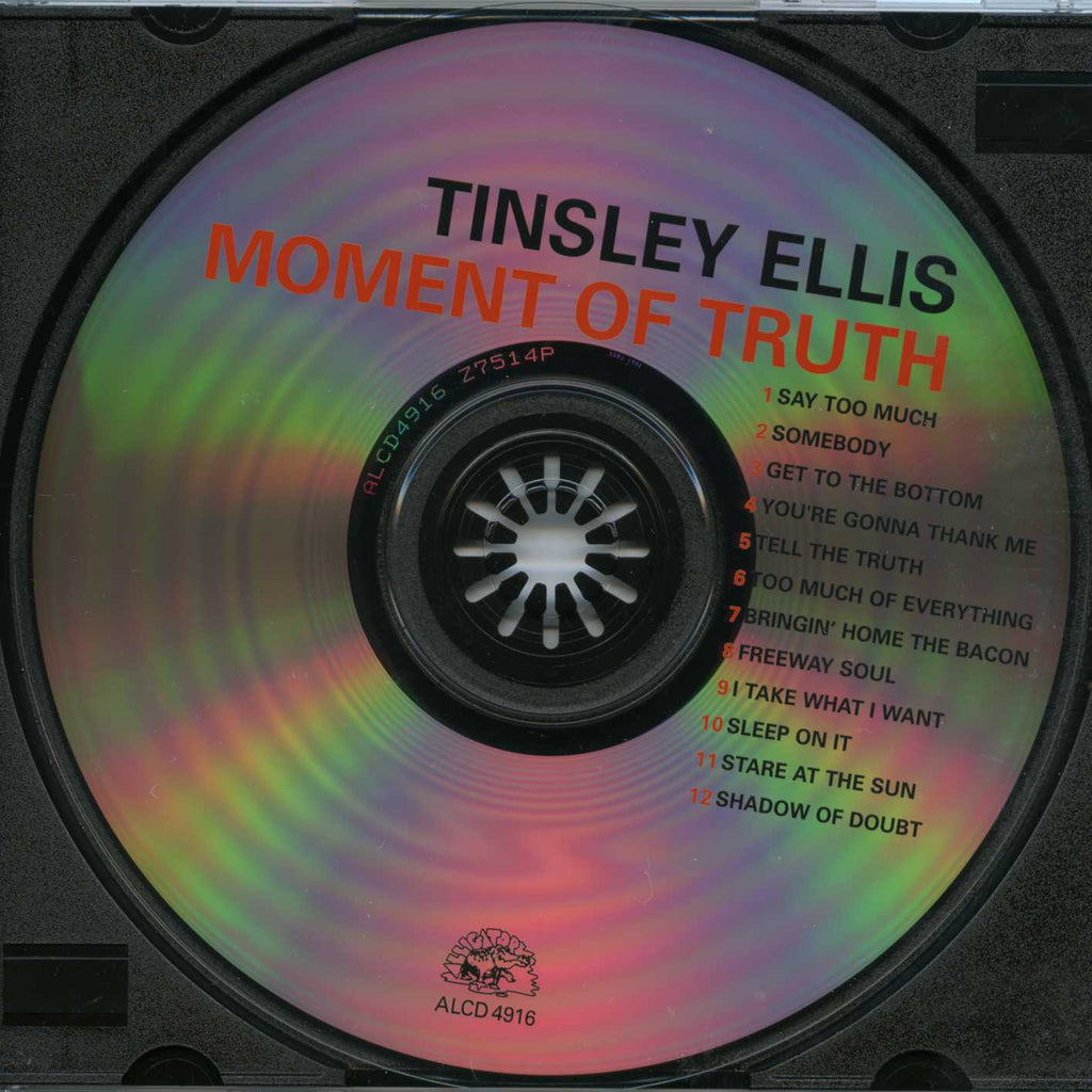Tinsley Ellis – Moment of Truth Music CD
