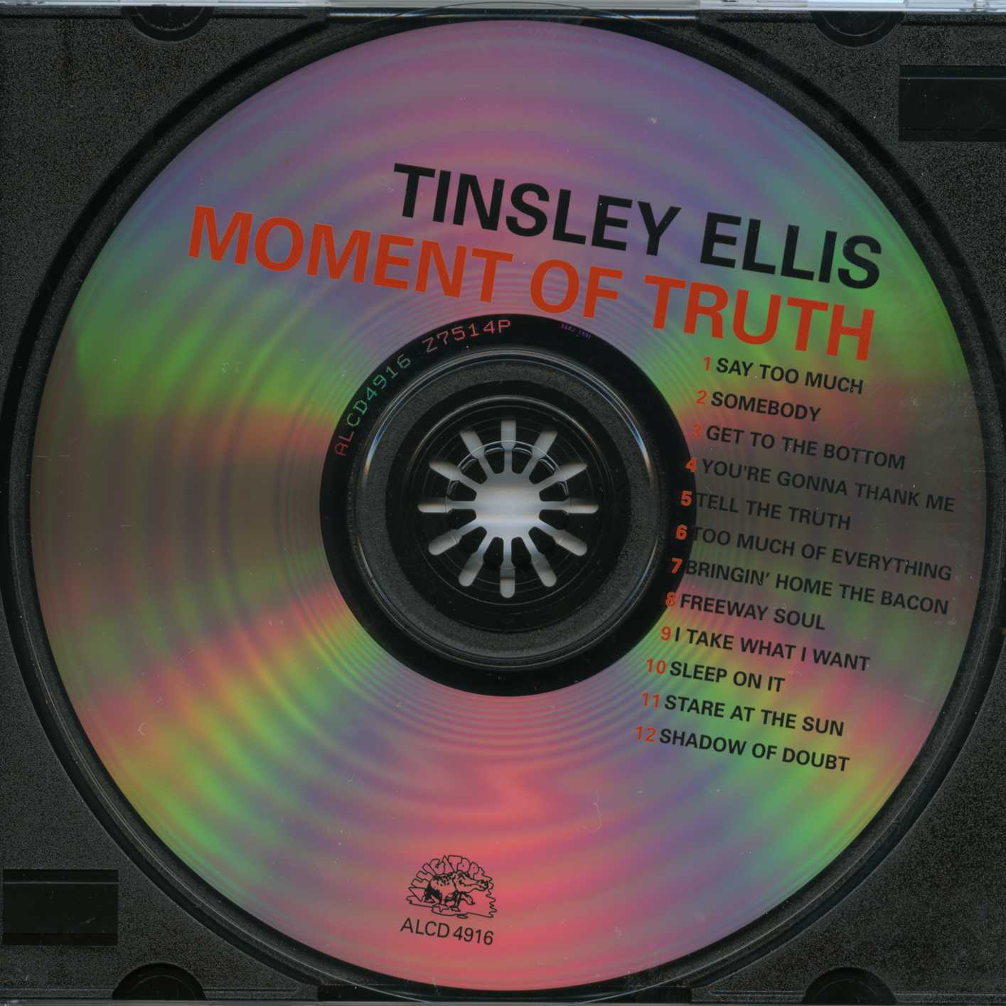 Tinsley Ellis – Moment of Truth Music CD