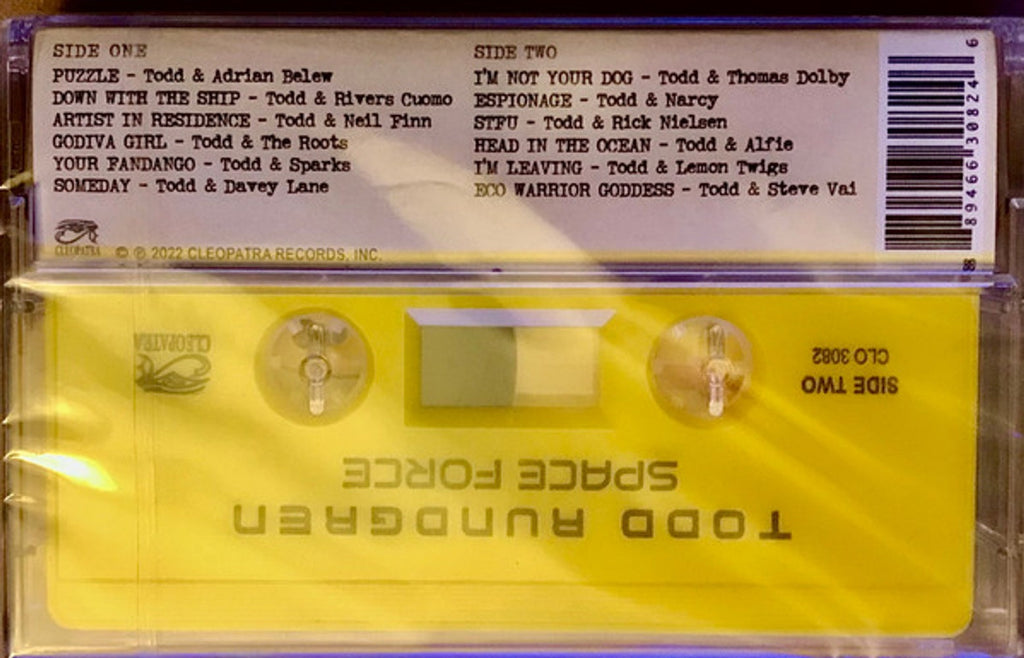 Todd Rundgren – Space Force Music Cassette Tape