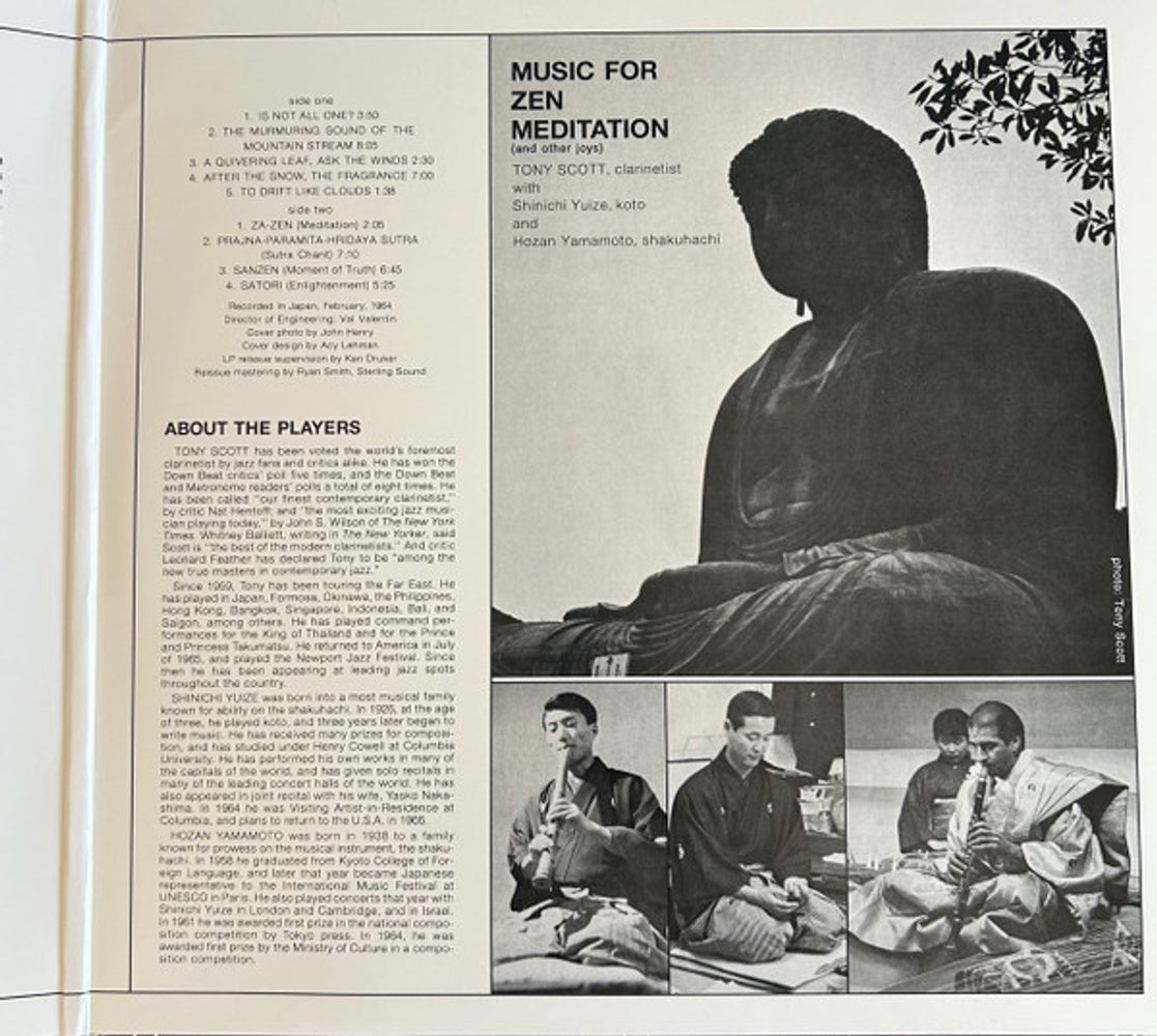 Tony Scott – Musc For Zen Meditation (LP Vinyl) Vinyl Record