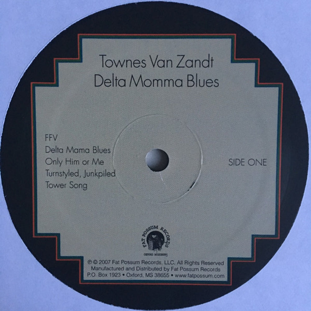 Townes Van Zandt – Delta Momma Blues (LP Vinyl) Vinyl Record