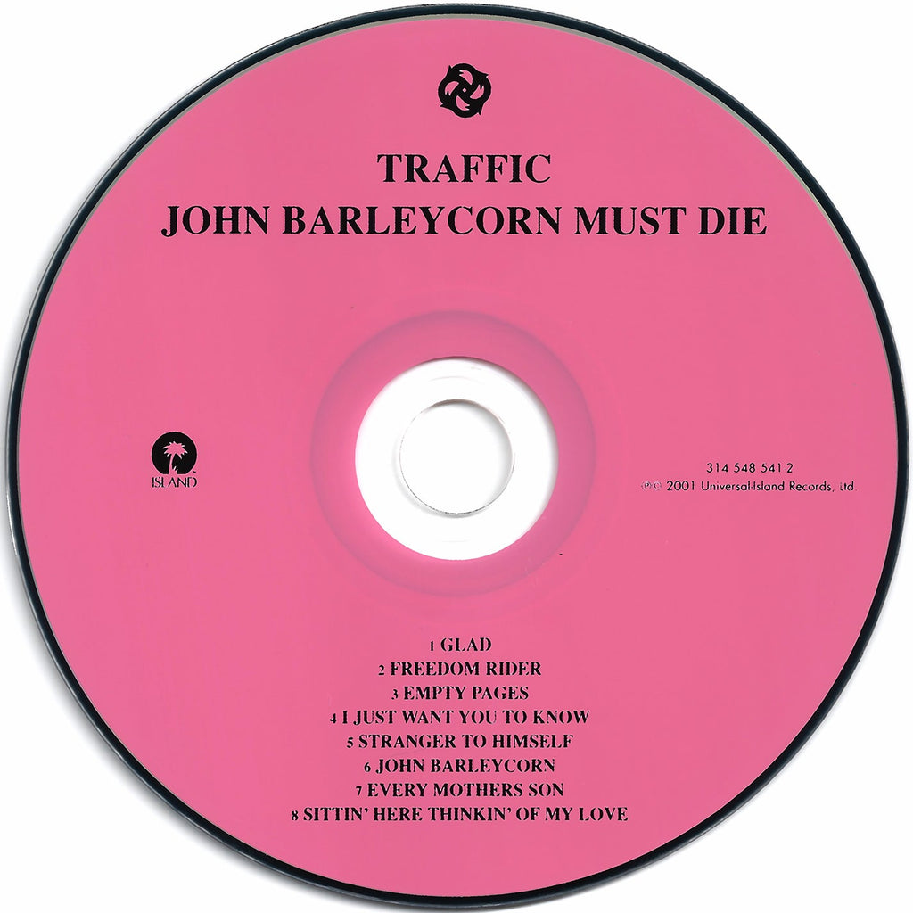Traffic – John Barleycorn Must Die Music CD
