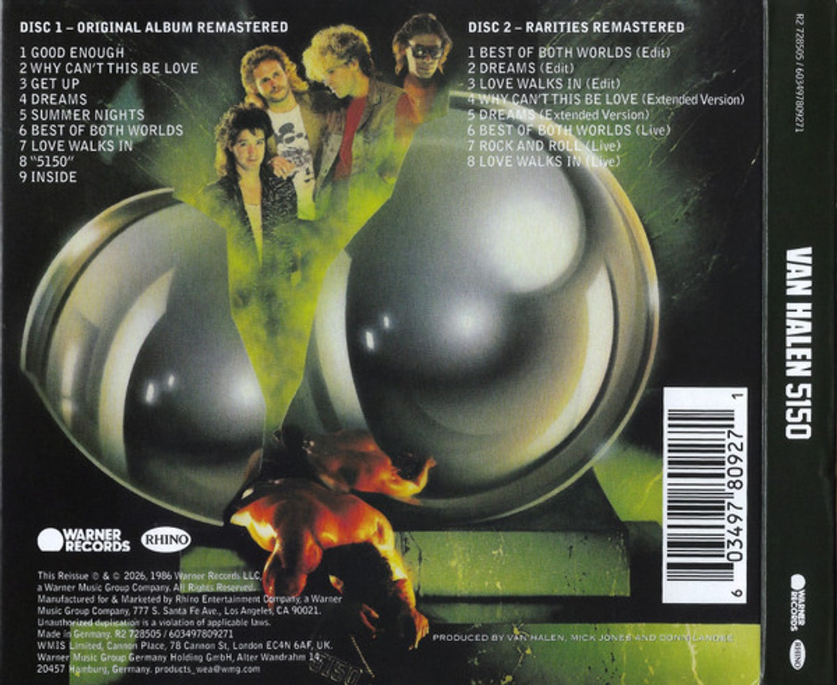 Van Halen – 5150: Expanded Edition (2-CD) Music CD