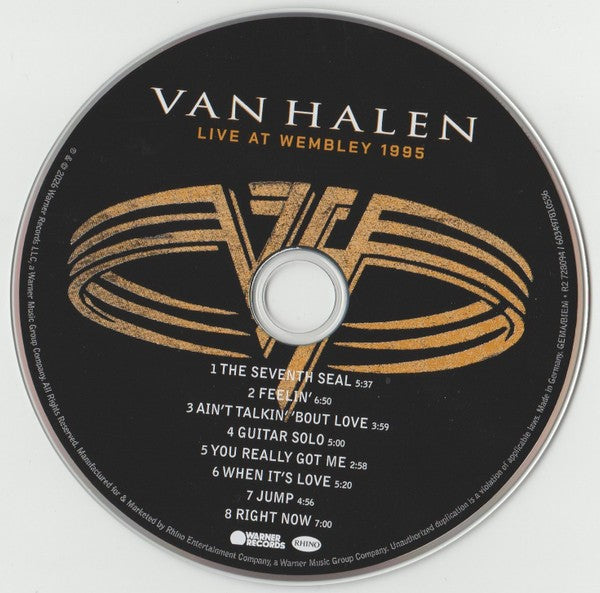 Van Halen – Live At Wembley 1995 Music CD