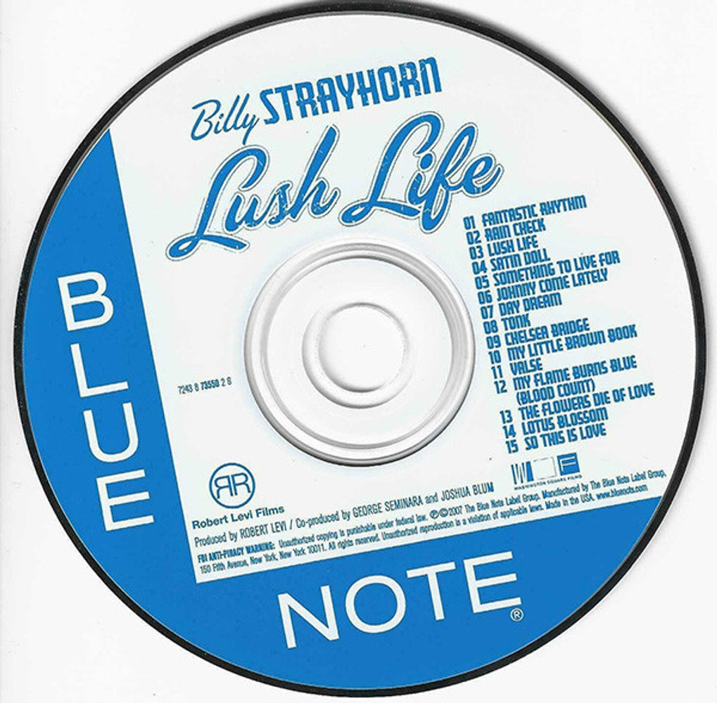 Billy Strayhorn - Lush Life Music CD
