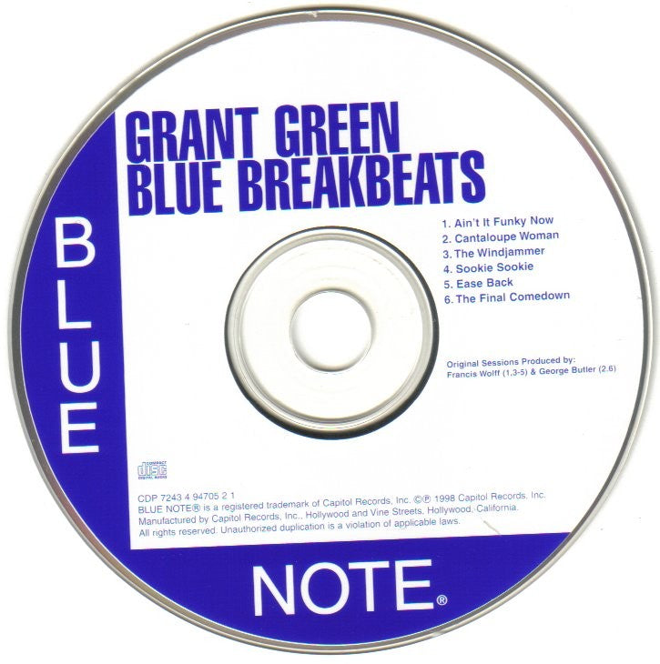 Grant Green - Breakbeats Music CD