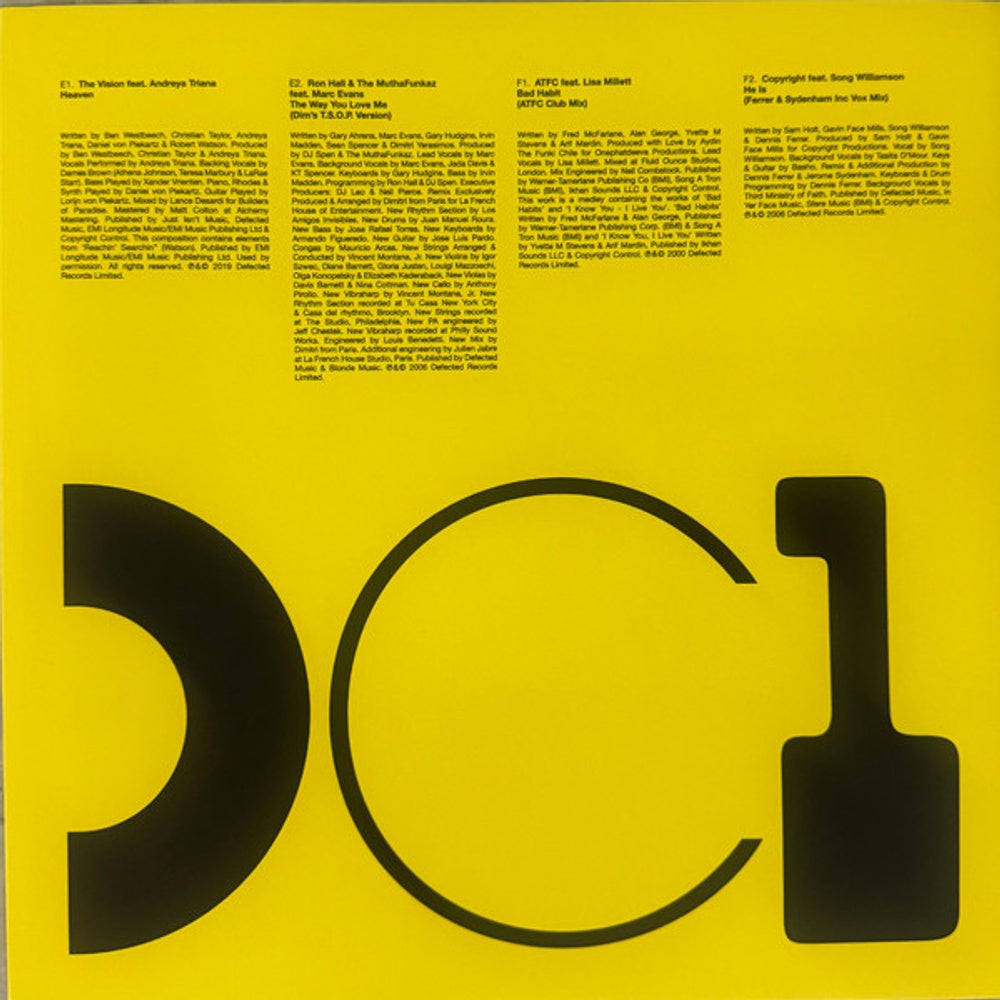 Various Artists – Defected Classic Vol.1 (3-LP Vinyl) Vinyl Record