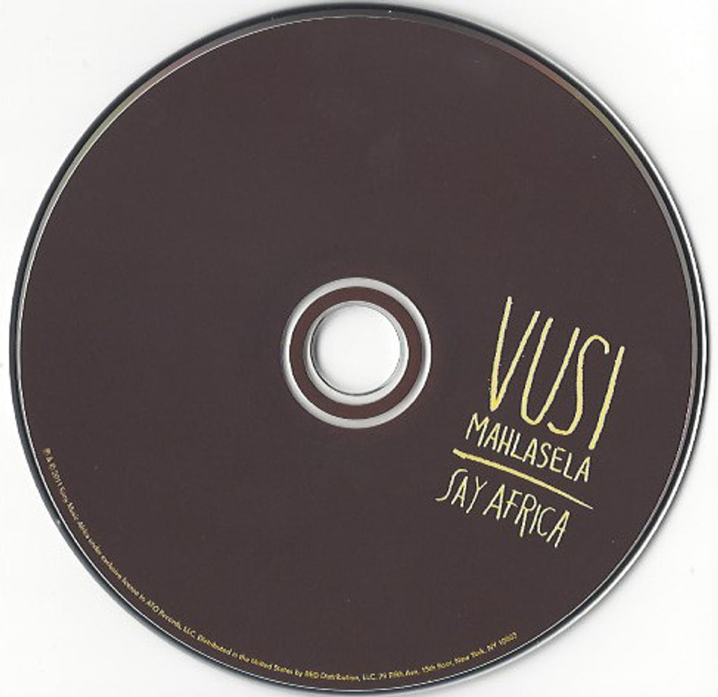 Vusi Mahlasela – Say Africa Music CD
