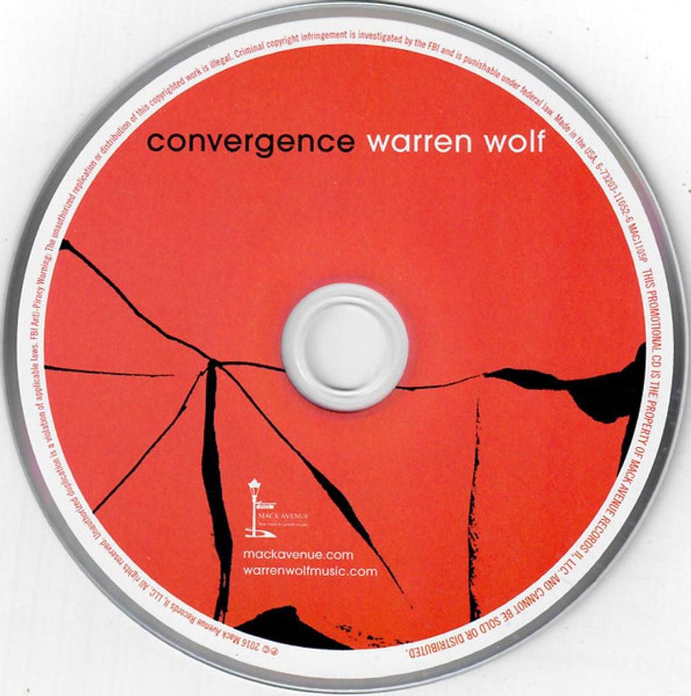 Warren Wolf – Convergence Music CD